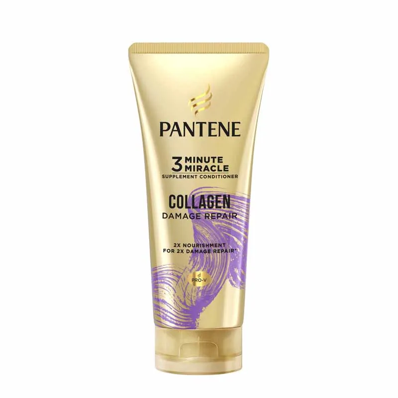 Pantene 3 Minute Miracle Supplement Conditioner Collagen Damage Repair