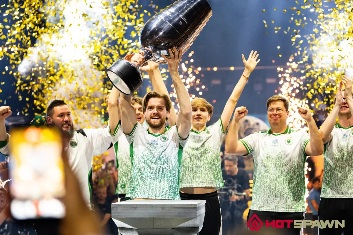 CS2 Just Gave NiKo His First Major as Falcons Swept FURIA 3- - NiKo lifts the IEM Cologne Major 2026 trophy on st