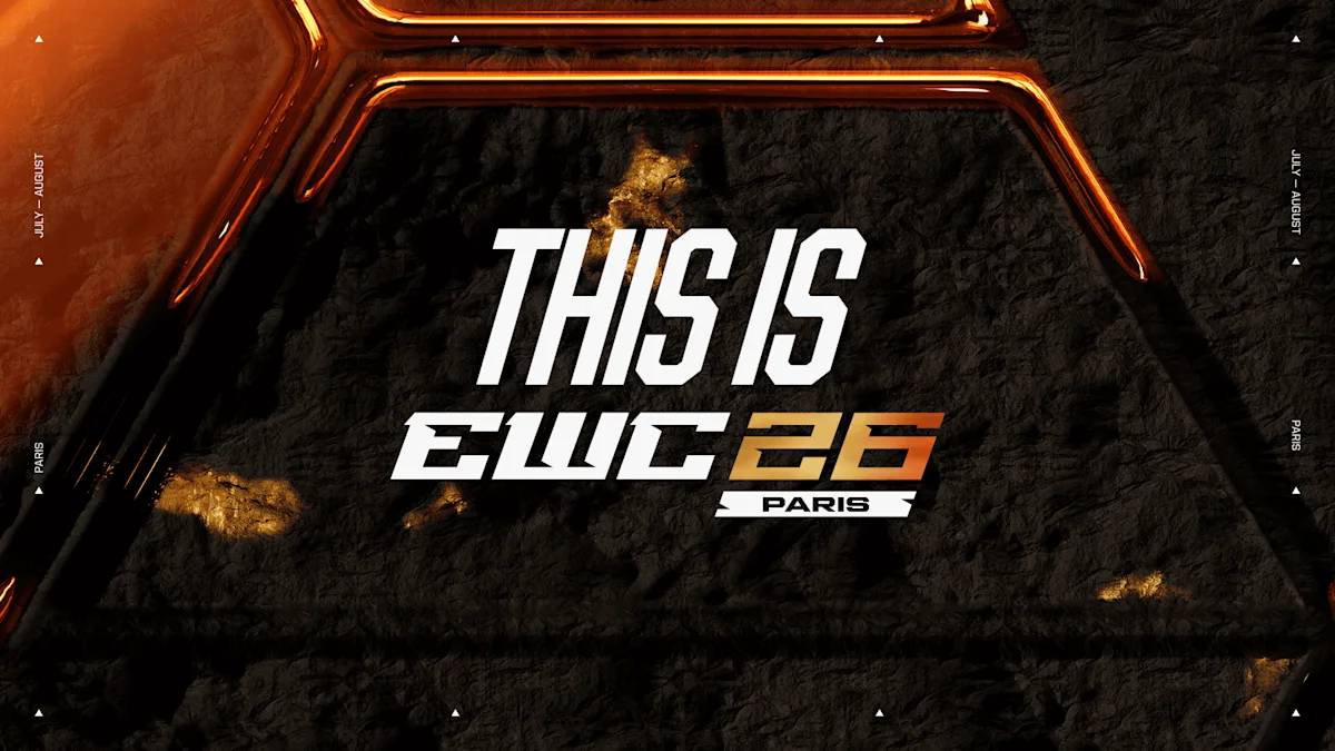 CS2 at EWC 2026: The Event Moved From Riyadh to Paris and Fa - EWC 2026 Paris promotional art