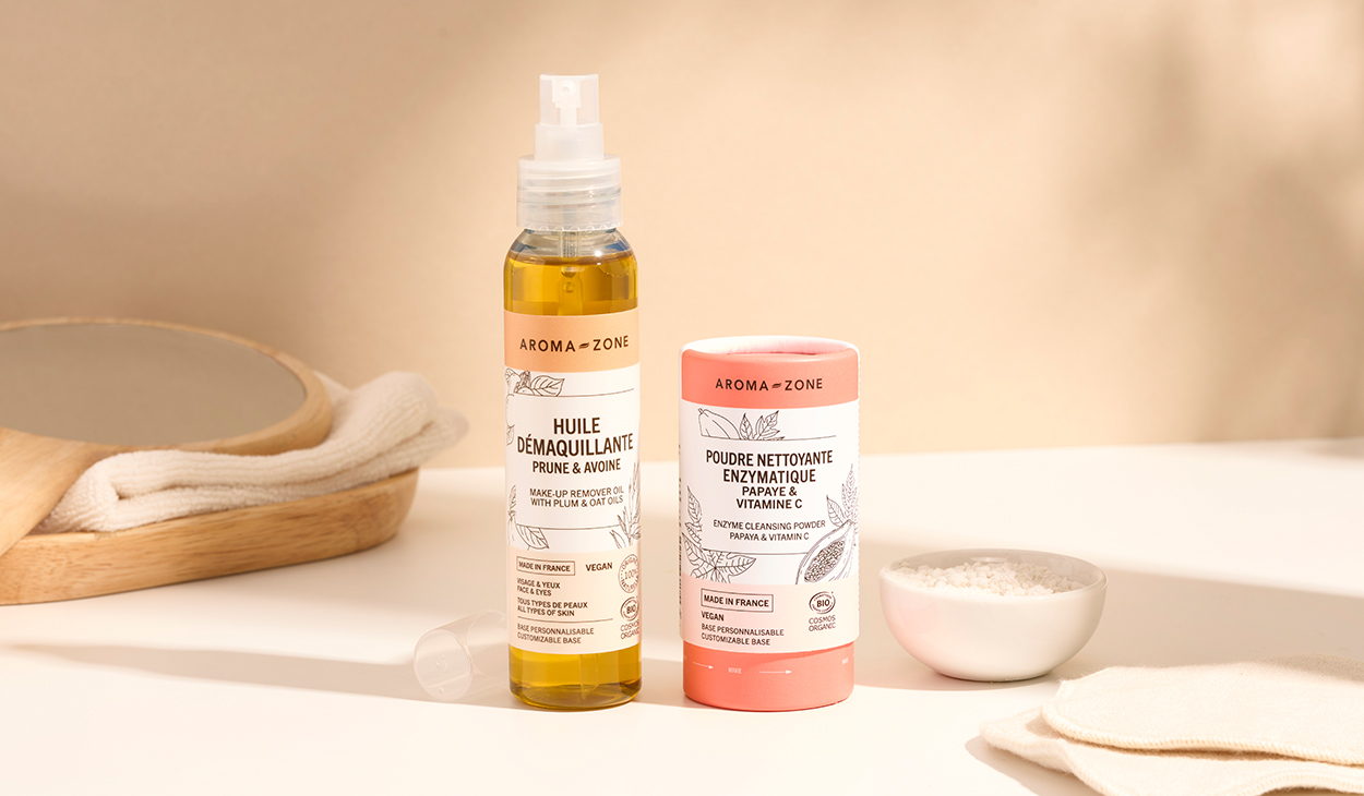 Poudre Nettoyante Enzymatique Aromazone - Papaye Et Vitamine C, Exfoliant Doux