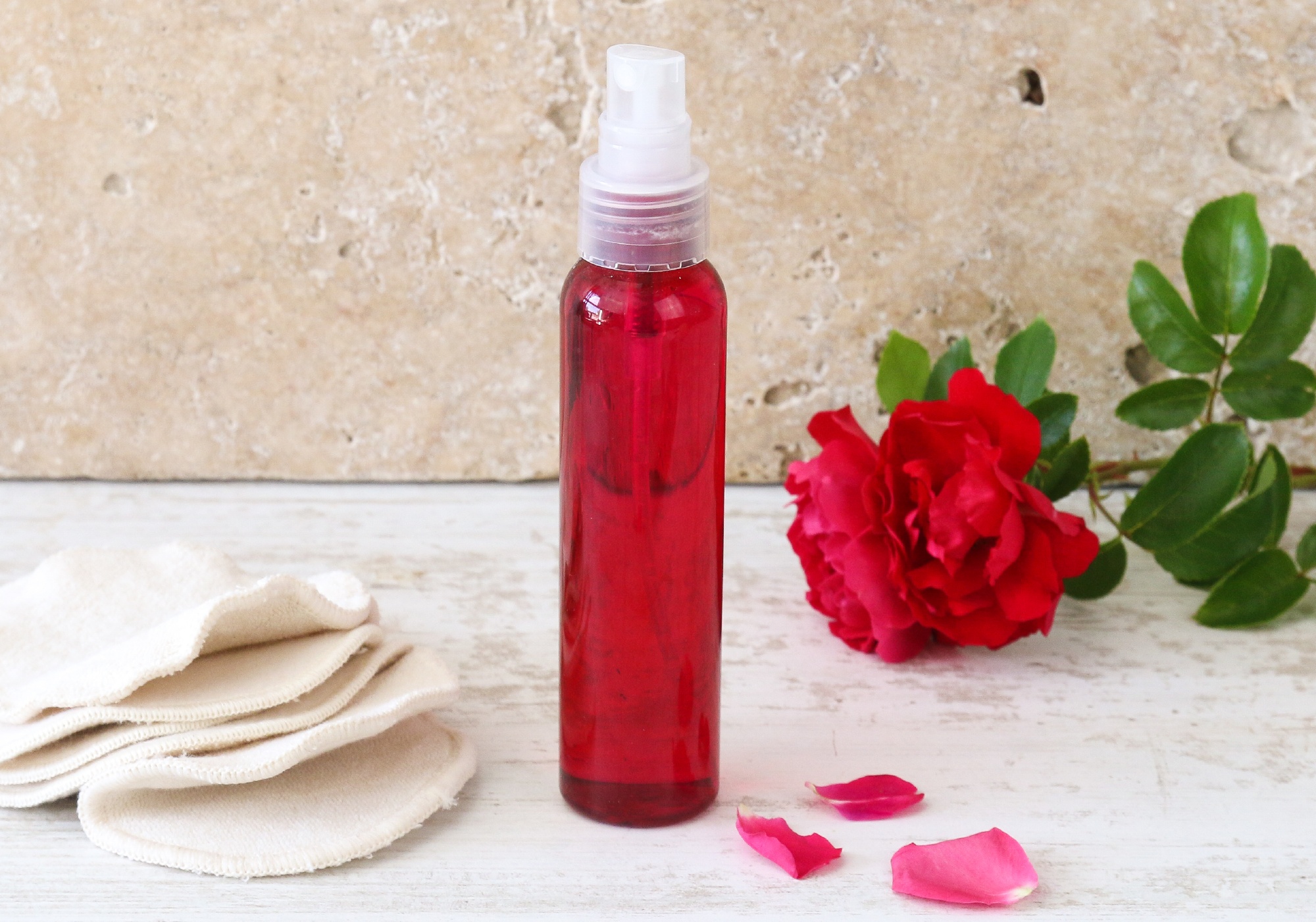 Eau De Rose De Damas Bio 100 Ml - Tonique Visage Pur Et Naturel - 1 Flacon