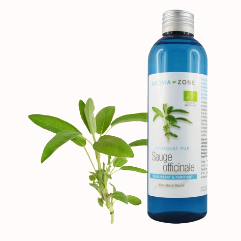 Hydrolat De Sauge Officinale Bio - 200ml - France Herboristerie - Eau Florale Pure