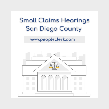 The Small Claims Hearing- San Diego