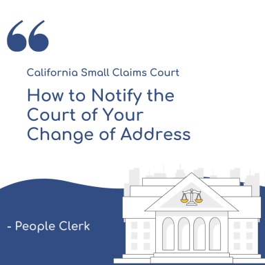 How to Notify the Court of Your Change of Address