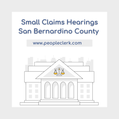 The Small Claims Hearing - San Bernardino