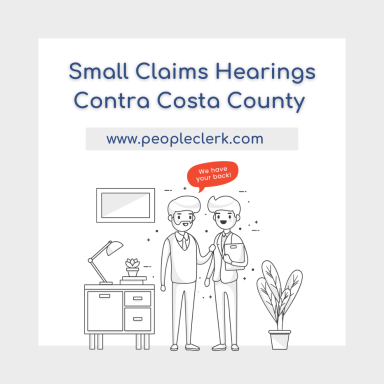 The Small Claims Hearing- Contra Costa County