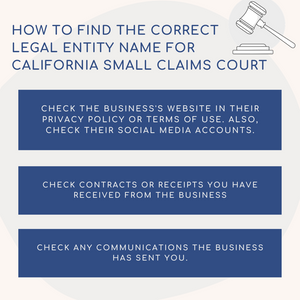 How to sue a company in Orange County Small Claims Court 1