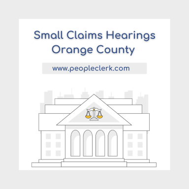 The Small Claims Hearing - Orange County
