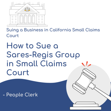 How to Sue Sares Regis Group in Small Claims Court