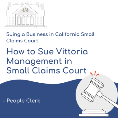 How to Sue Vittoria Management in Small Claims Court