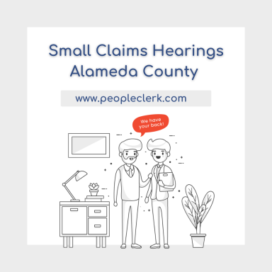 The Small Claims Hearing- Alameda County 