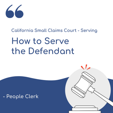 What happens if the person I sued does not show up to the small claims hearing?