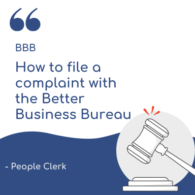 How to file a complaint with the Better Business Bureau (BBB)
