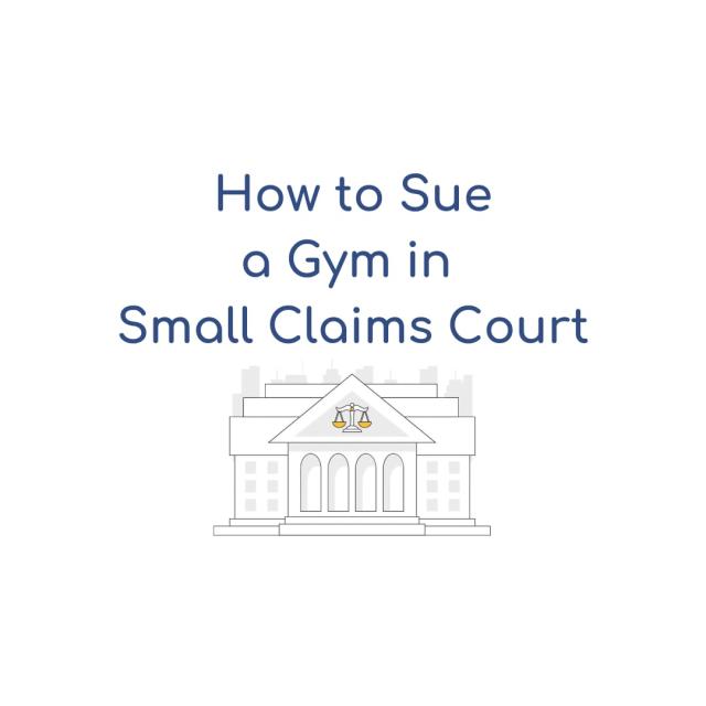 How to sue a gym in small claims court