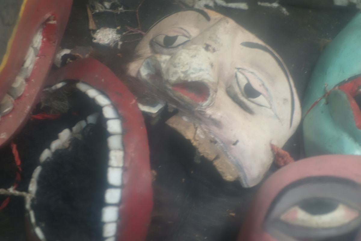 Mask Museum - broken masks