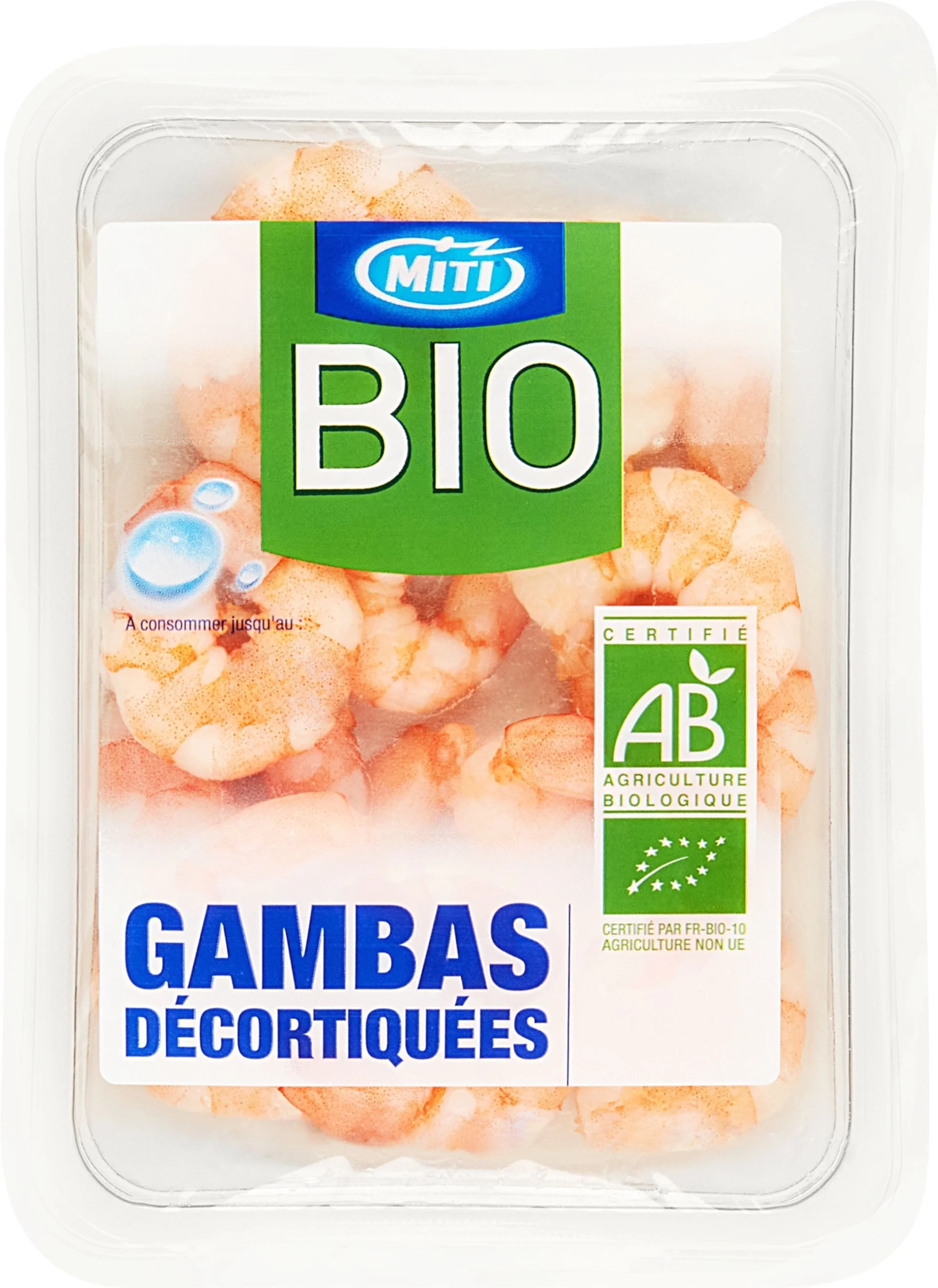 © MITI Bio Crevetten geschält MITI Bio Crevetten gekocht und geschält