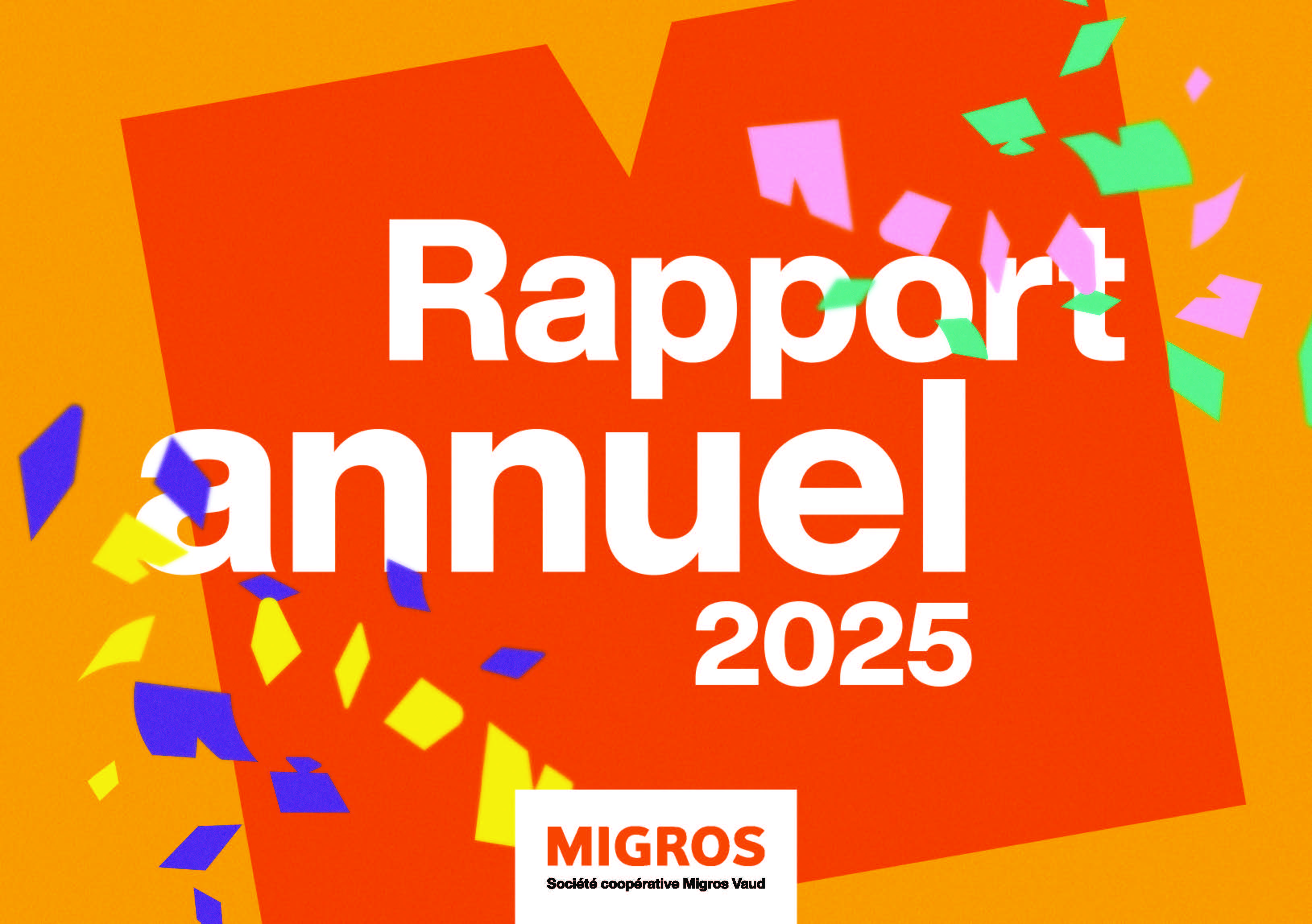 Photo de la couverture du rapport annuel 2025 Migros Vaud