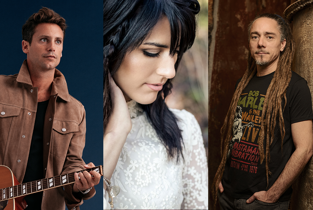 Bastian Baker, Angie Ott et Junior Tshaka au festival des 15 ans de Marin Centre