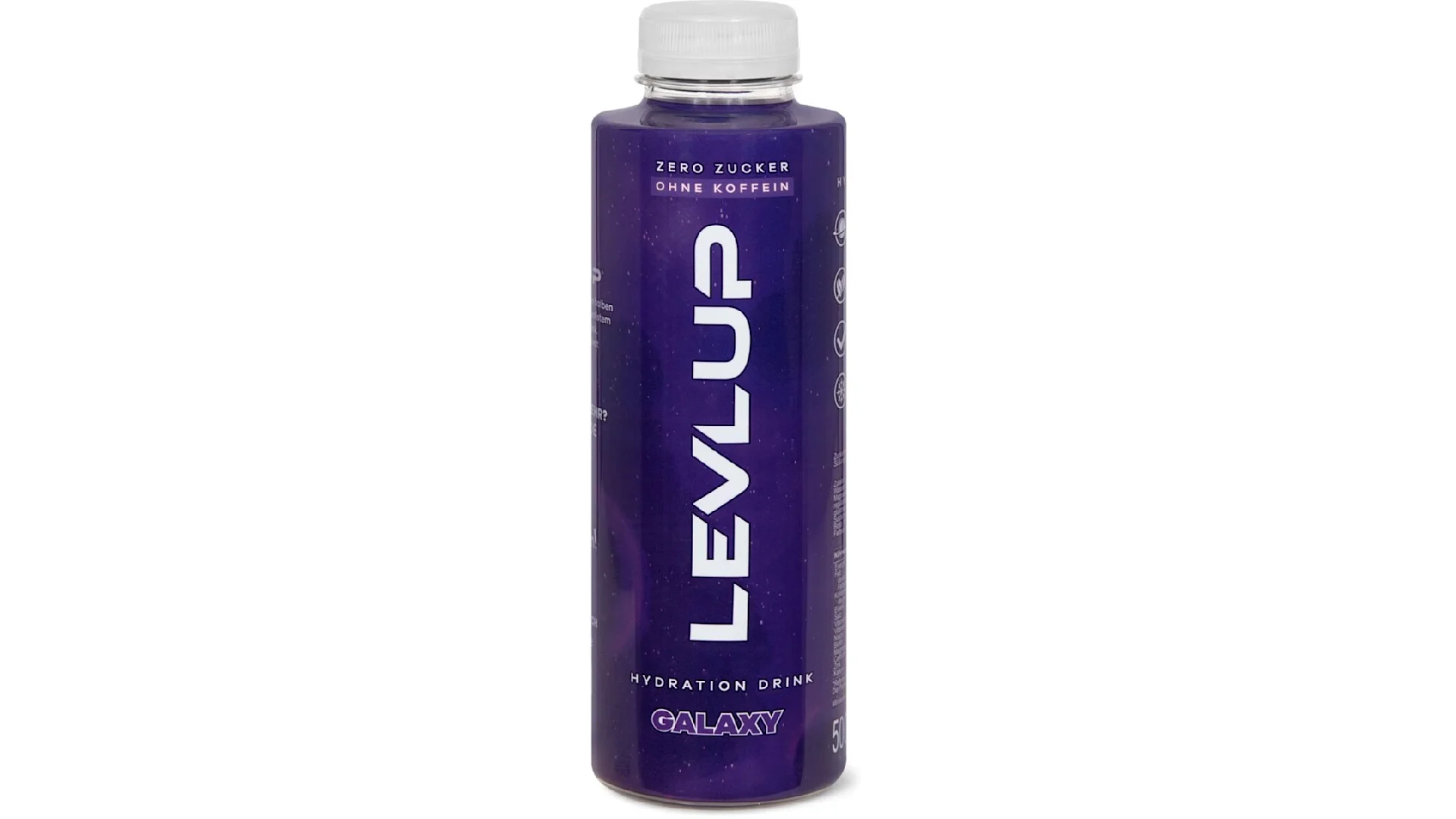 Une bouteille de Levlup Galaxy.