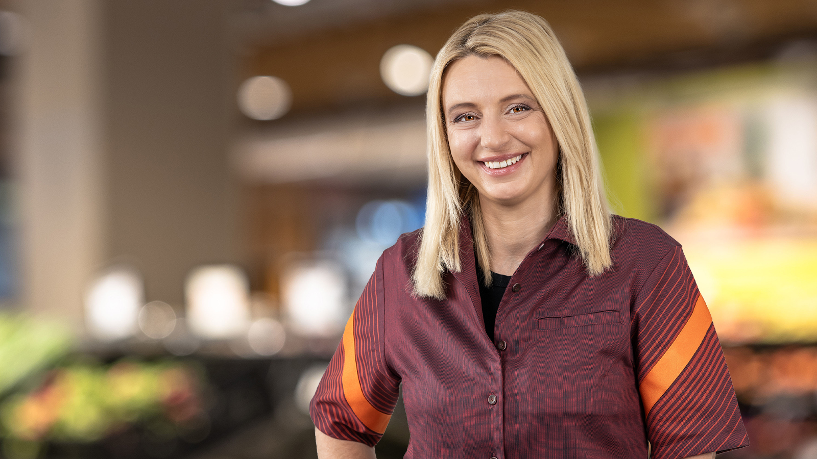 Filialleiterin Gordana Grmaca und ihr Team freuen sich auf die Eröffnung der Migros Grienbachstrasse am 28. November 2024.