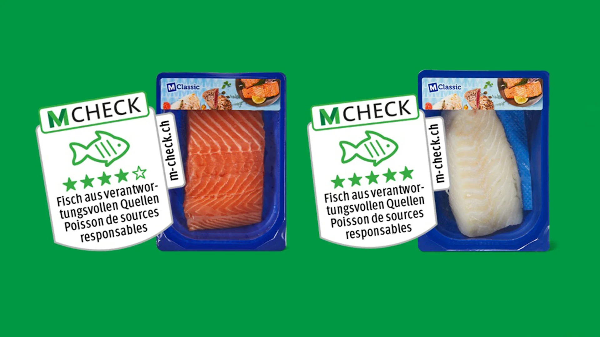 Pêcher avec le label M-Check