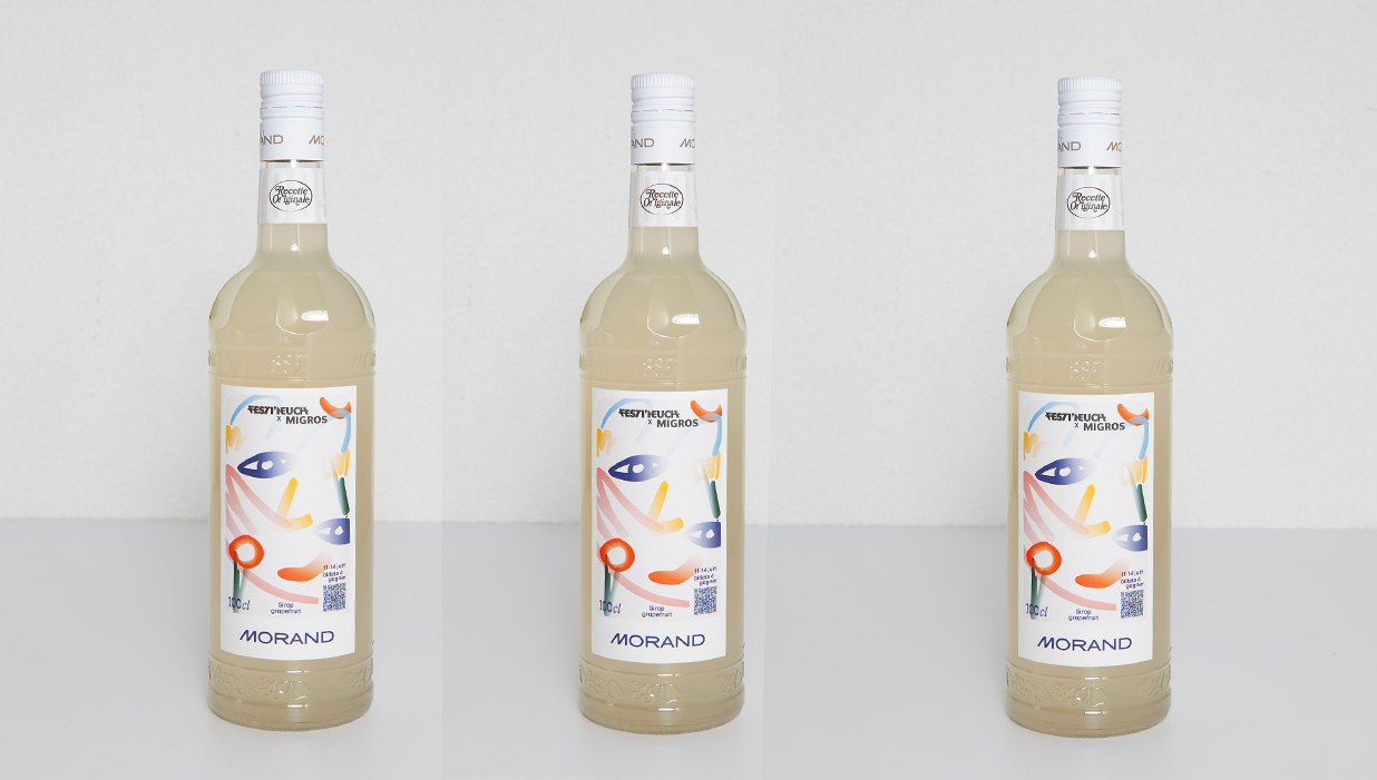 Bouteille de Sirop Morand spéciale Festi'neuch