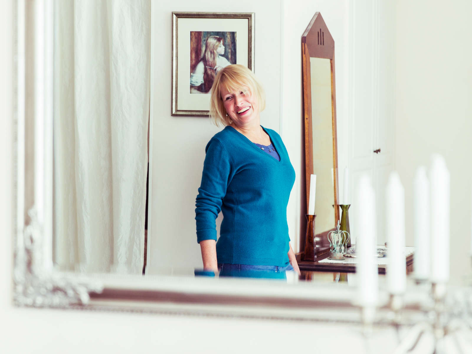 Marja Tamminen on sisustanut kotinsa kunnioittaen vanhaa historiaa sekä sukunsa perintöä.