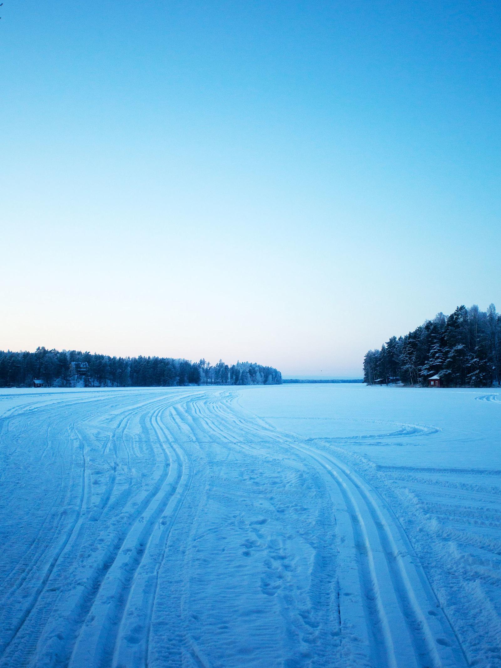 Hiihtolatua Mäntyharjulla
