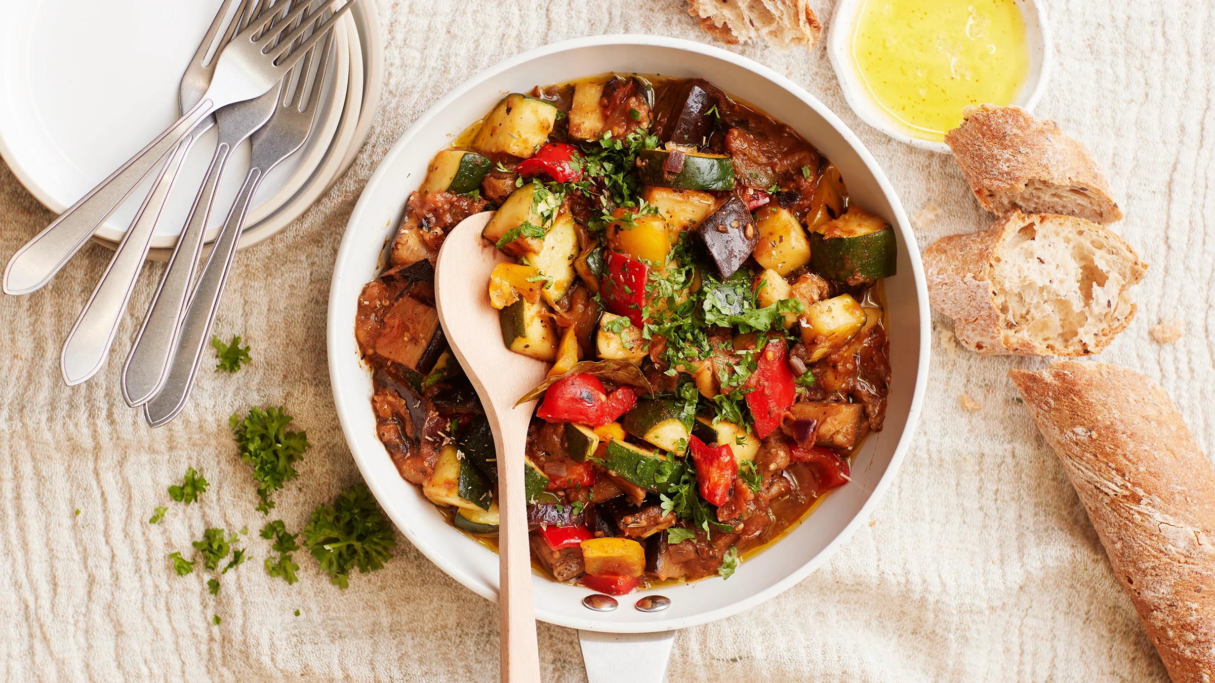 Herkullinen ratatouille eli ranskalainen kasvispata