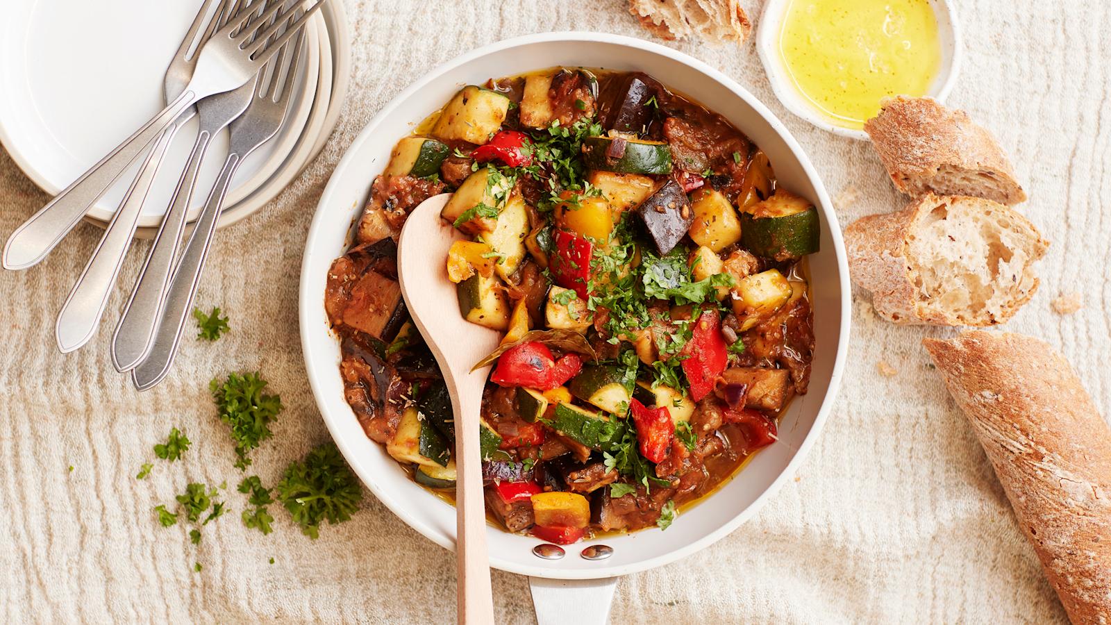 Herkullinen ratatouille eli ranskalainen kasvispata