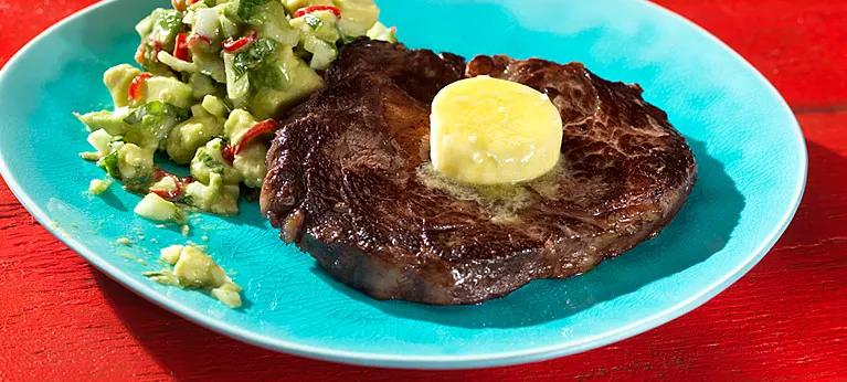 Entrecôte ja aromivoi