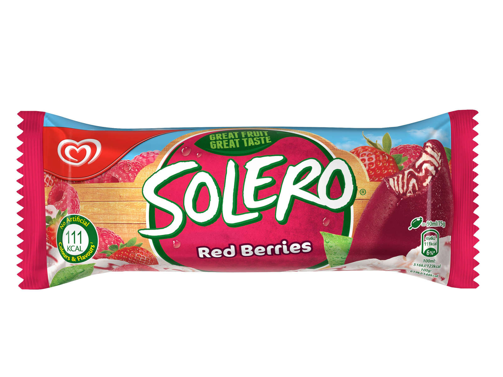 Solero Red Berries -puikko