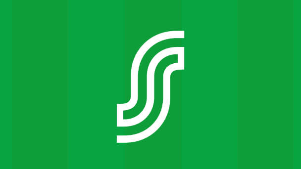 S-logo valkoinen