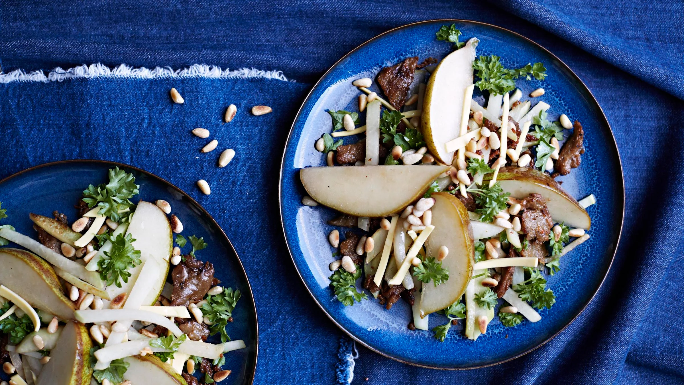 Lämmin härkissalaatti