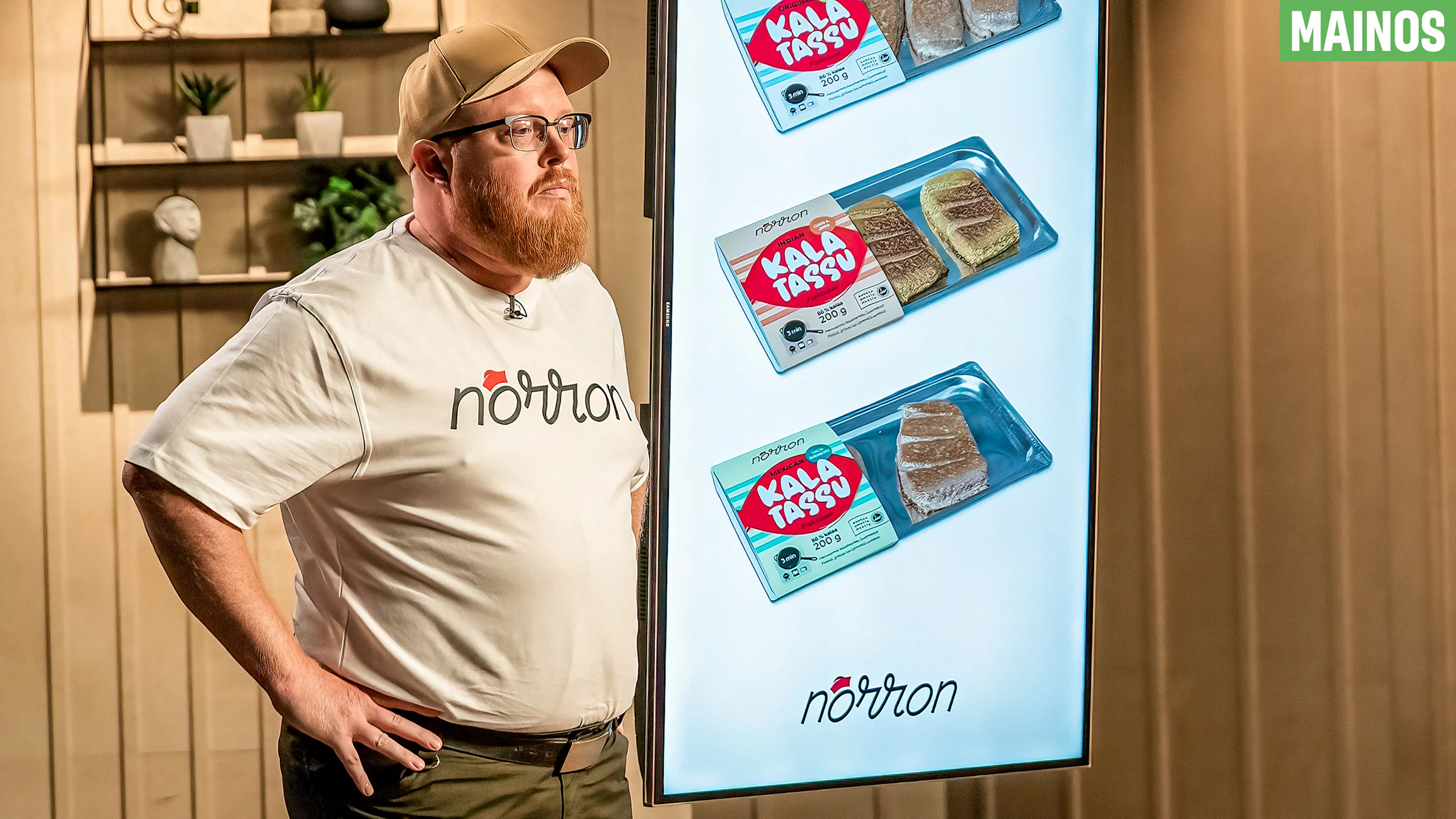 Roy Norron Kalatassu on tähän mennessä pärjännyt Suomalainen menestysresepti 2023 -kisassa erinomaisesti. Miten käy, kun huomio on pakkaussuunnittelussa?