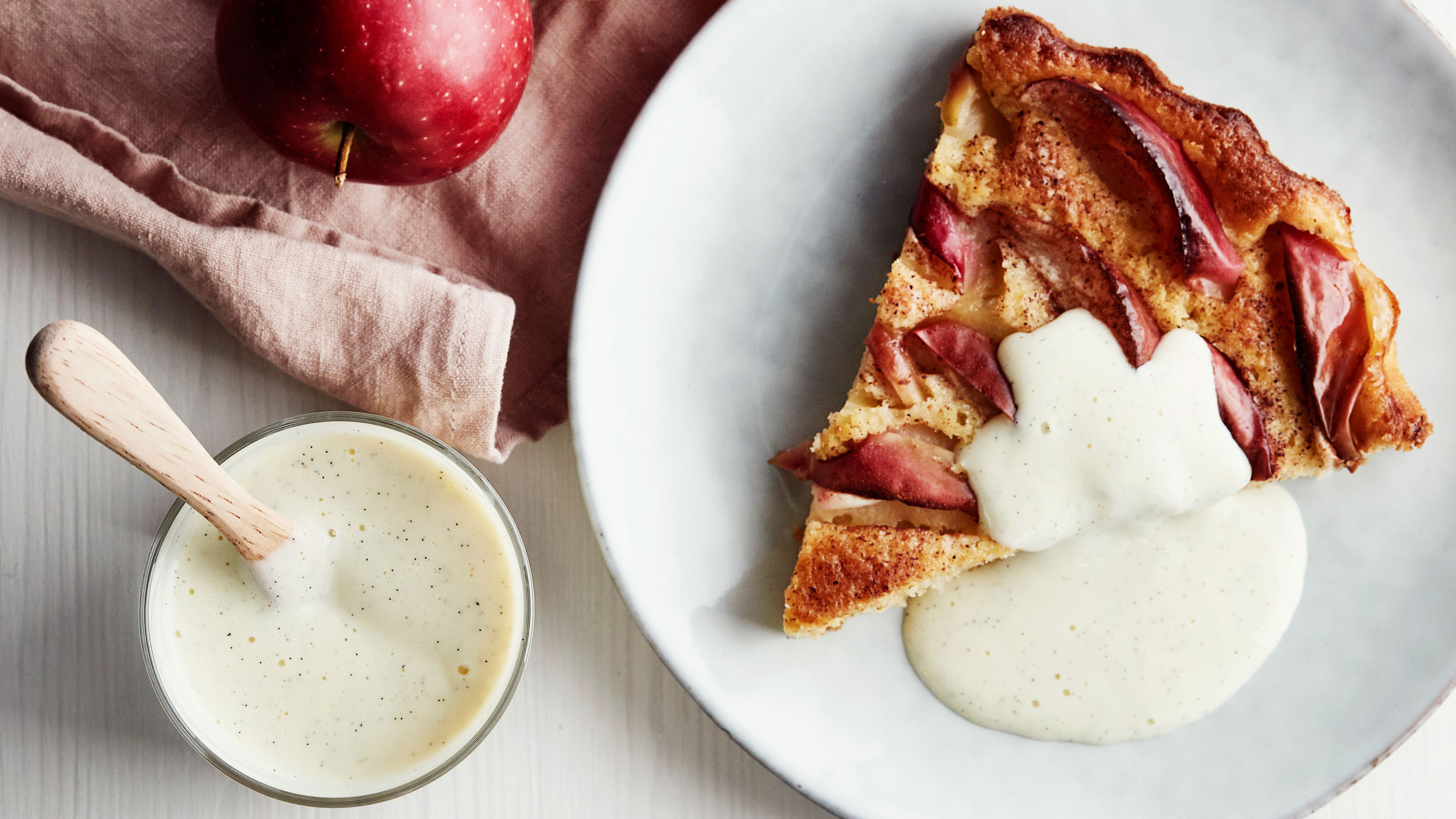 Päivittää 84+ imagen omenapiirakka vaniljakastike