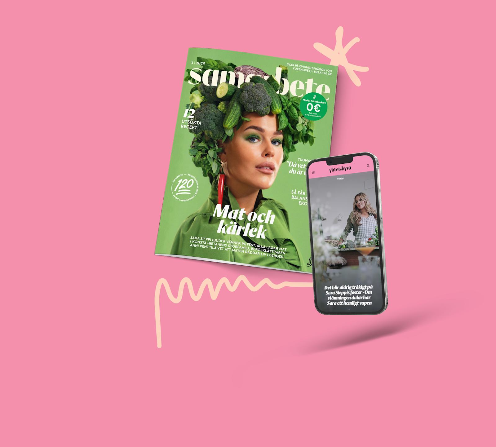 Samarbete är ägarkudernas egen tidning och kan hämtas i S-gruppens butiker.