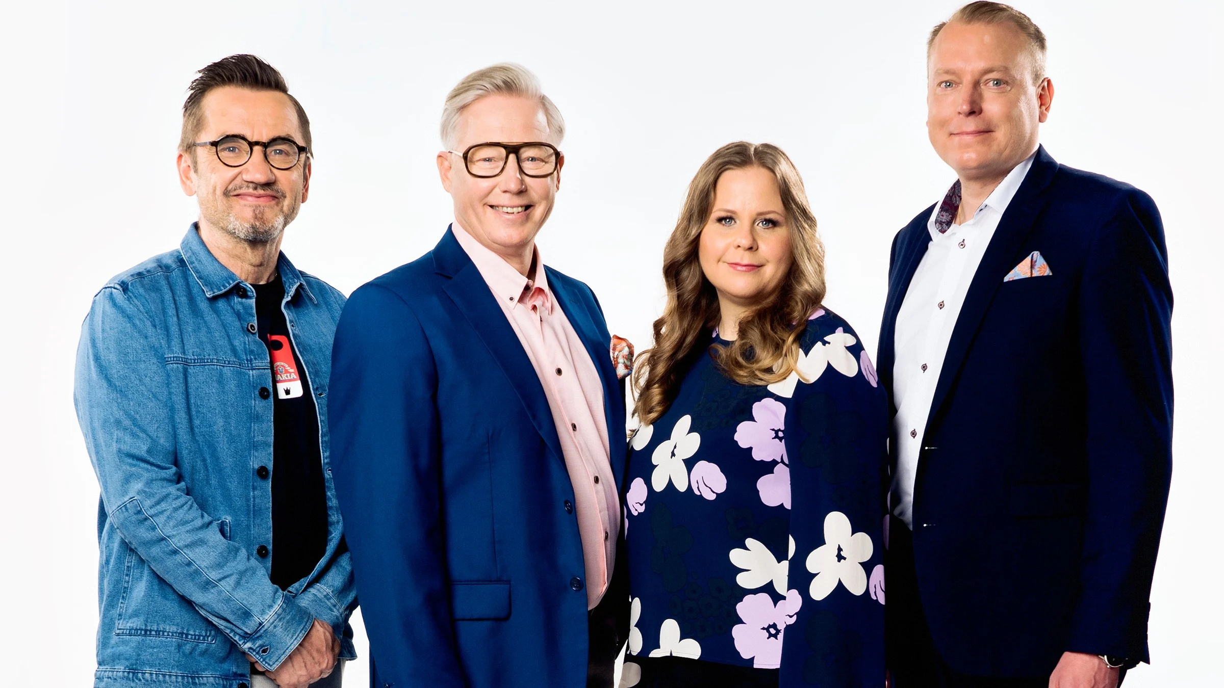 Kilpailun tuomarit Jukka Kurttila, Jyrki Sukula, Suvi Luoma ja Sampo Päällysaho.