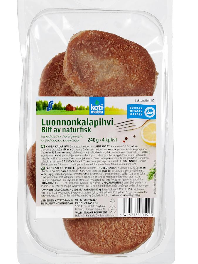 Kotimaista luonnonkalapihvi