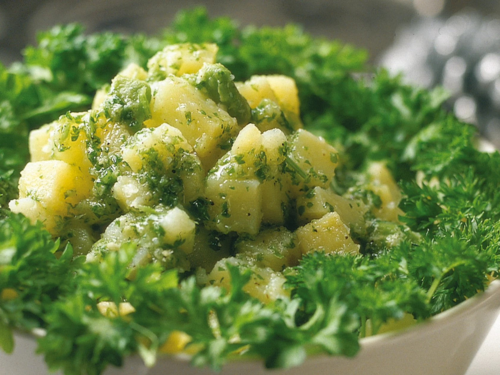 Vihreä perunasalaatti