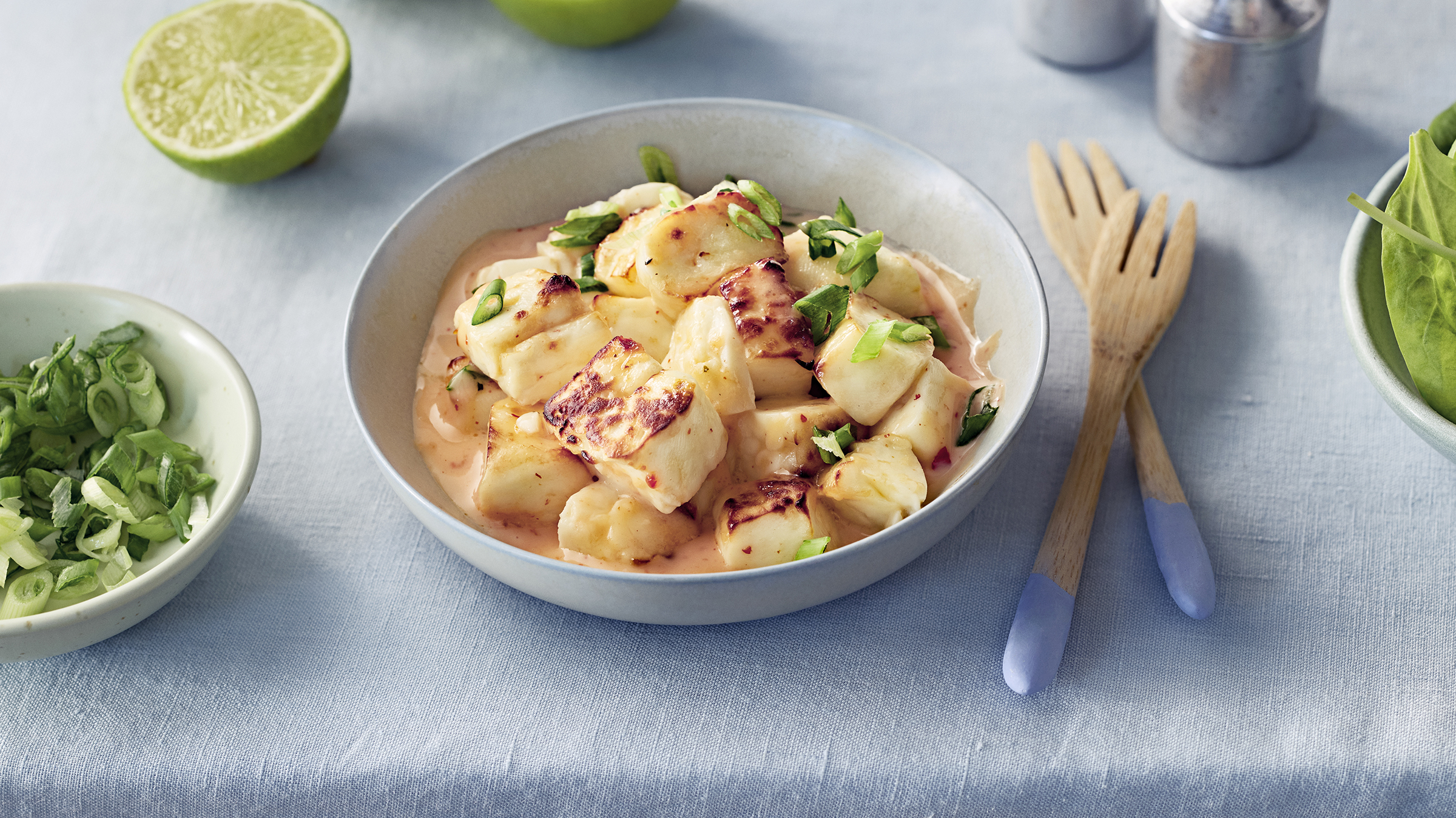 Bang bang -halloumi airfryerissa