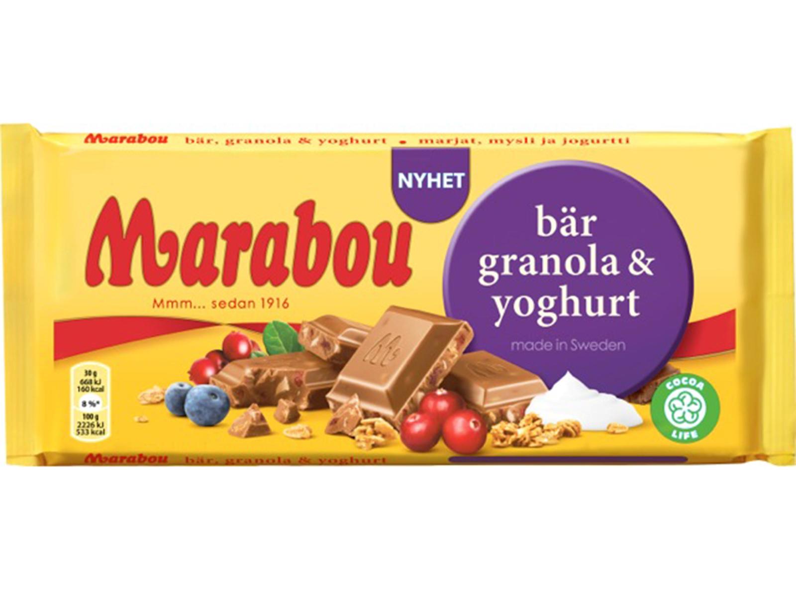 Marabou marja-myslijogurttisuklaa