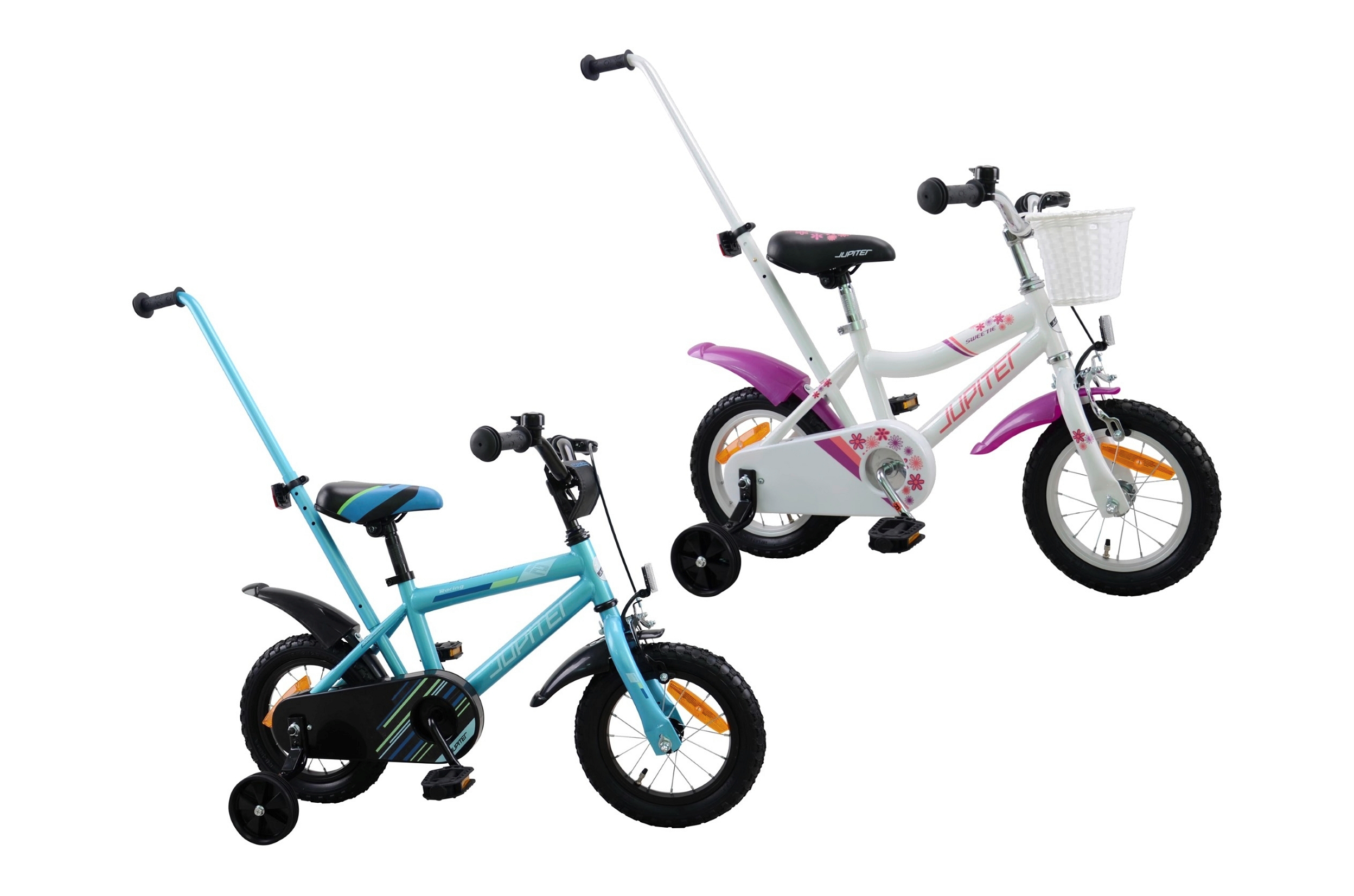 JUPITER Sweetie 12” ja Racing 12” lasten pyörät