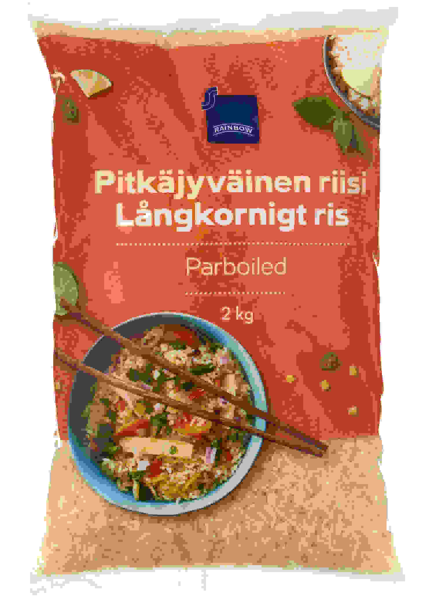 rainbow pitkäjyväinen riisi