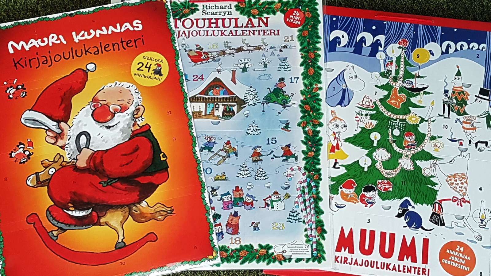 Mauri Kunnaksen, Touhoulan ja Muumien joulukalenteri.