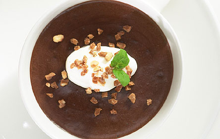 Suklaa-krokanttimousse