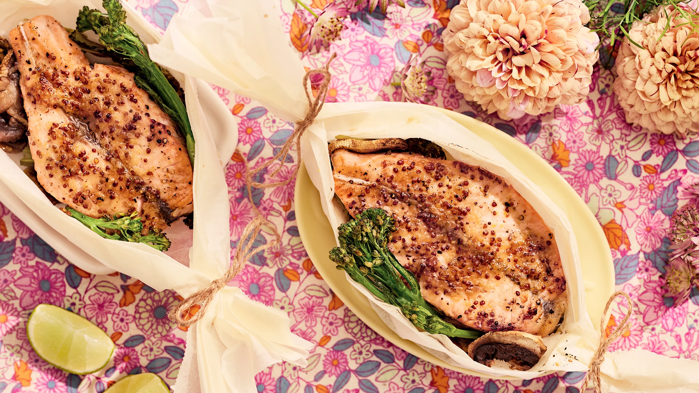 Lohinyytit grillissä