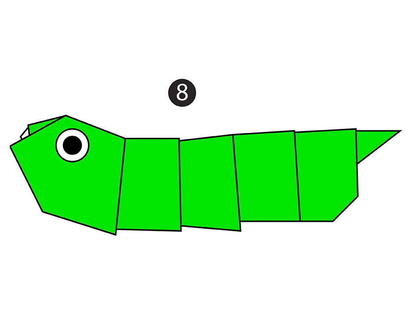 Valmis toukkaorigami