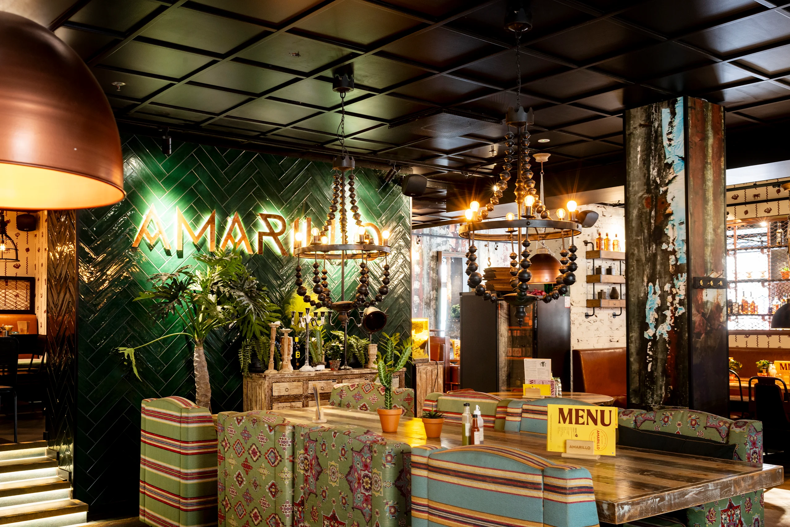 Helsingin Amarillon sisätiloja