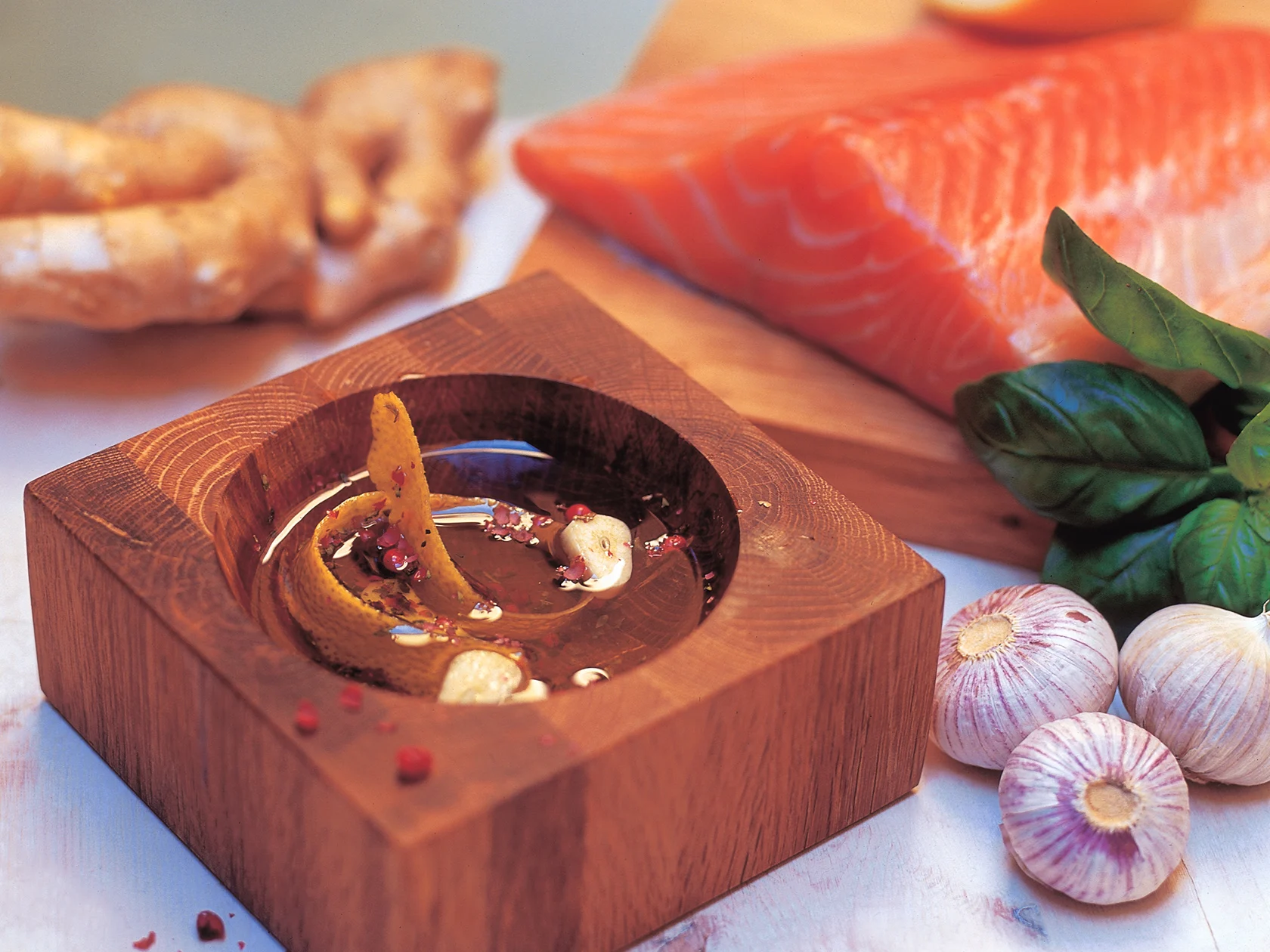 Raikas marinadi kalalle